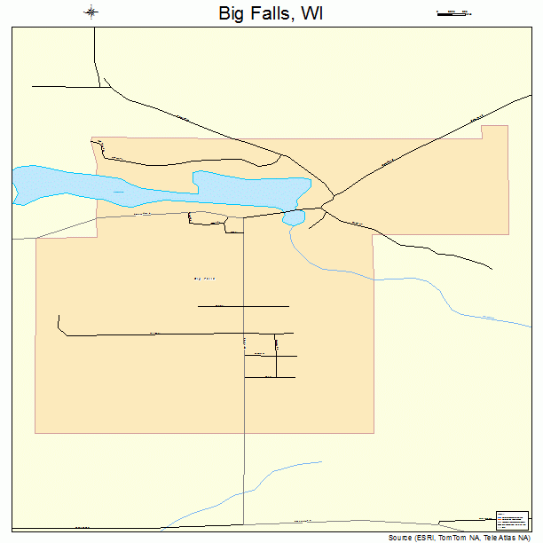 Big Falls, WI street map