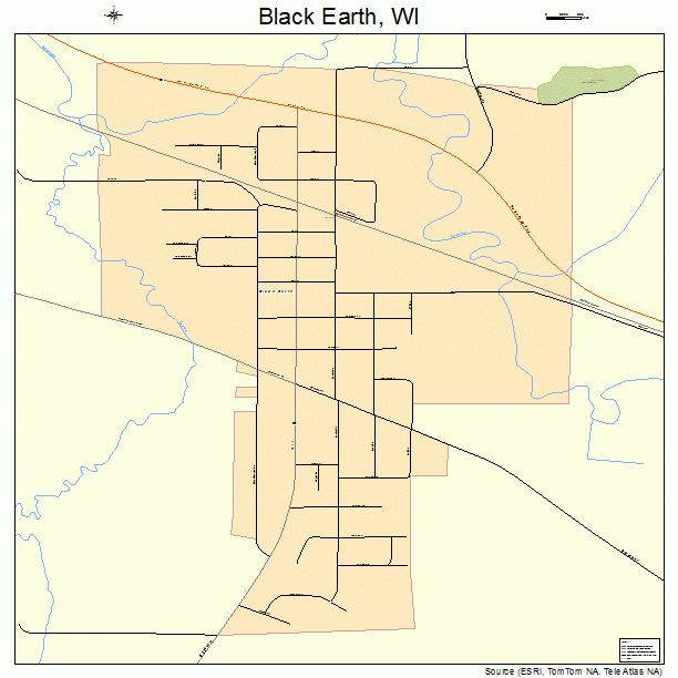Black Earth, WI street map