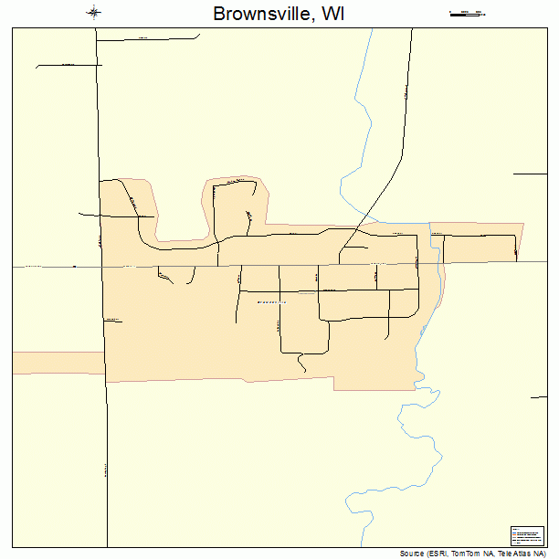 Brownsville, WI street map