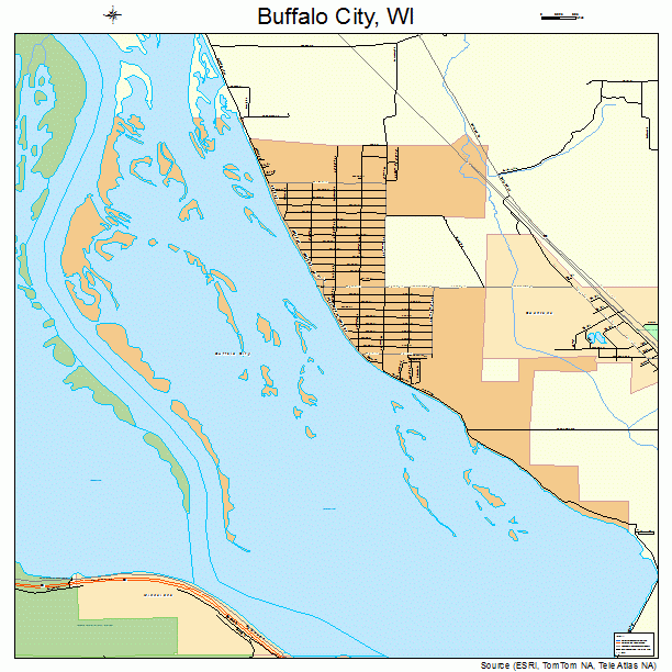 Buffalo City, WI street map