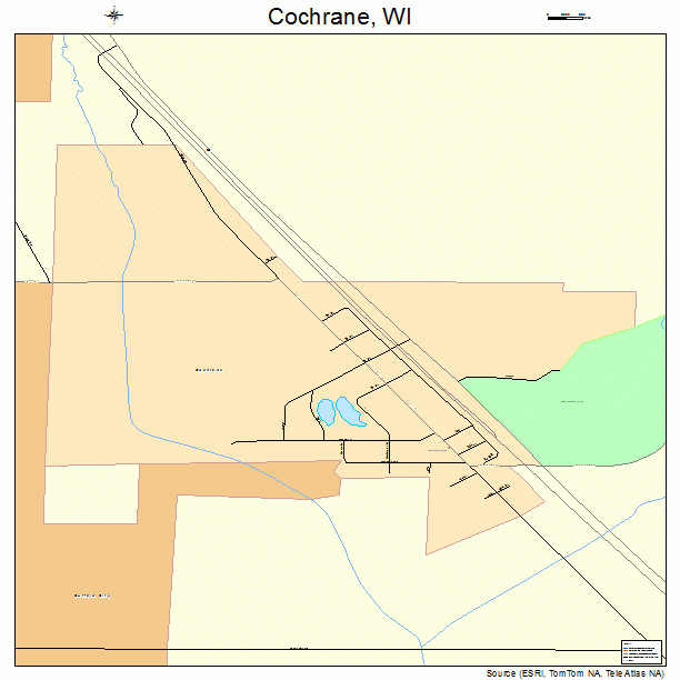 Cochrane, WI street map
