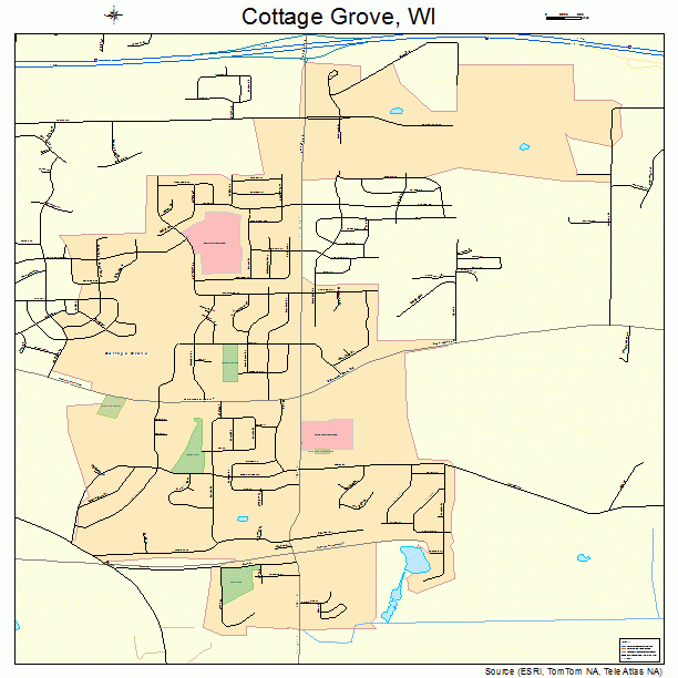 Cottage Grove, WI street map