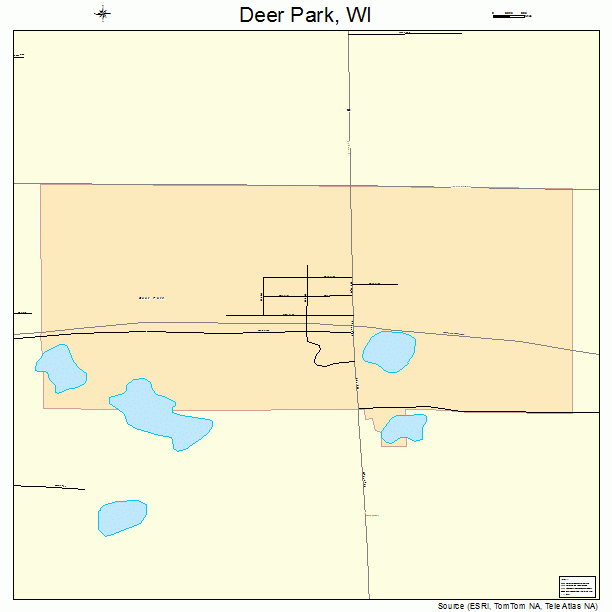 Deer Park, WI street map