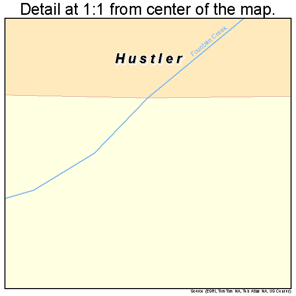 Hustler, Wisconsin road map detail