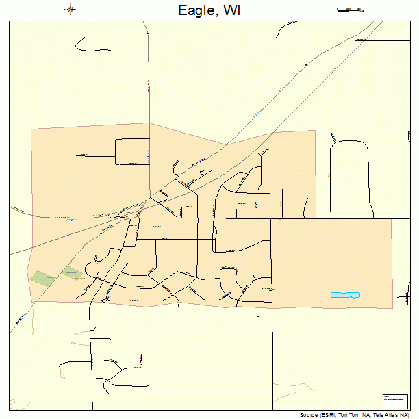 Eagle, WI street map