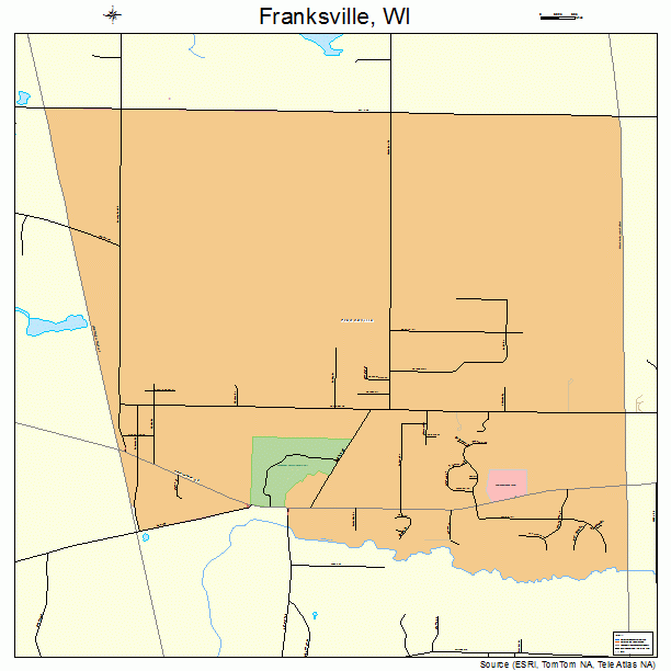 Franksville, WI street map