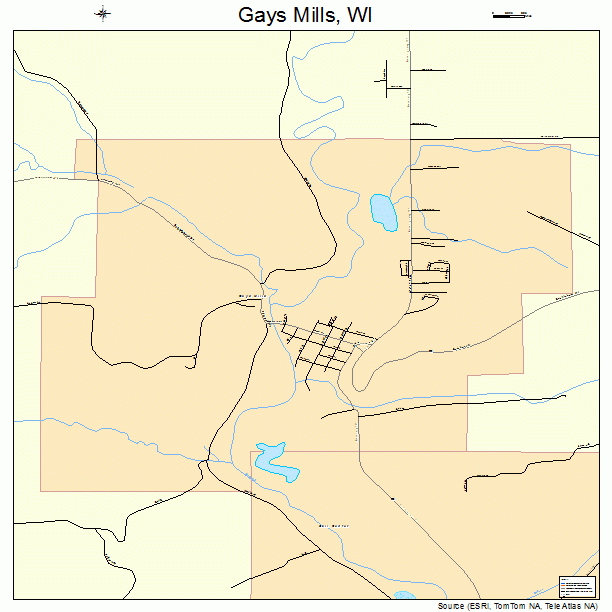 Gays Mills, WI street map