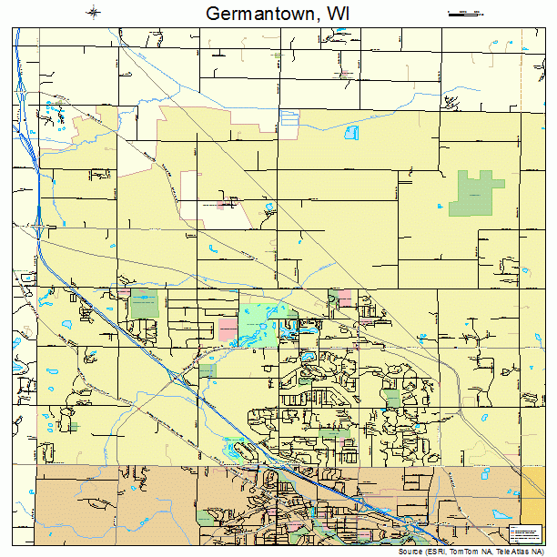 Germantown, WI street map