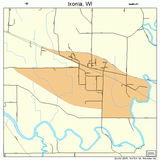 Ixonia, WI street map