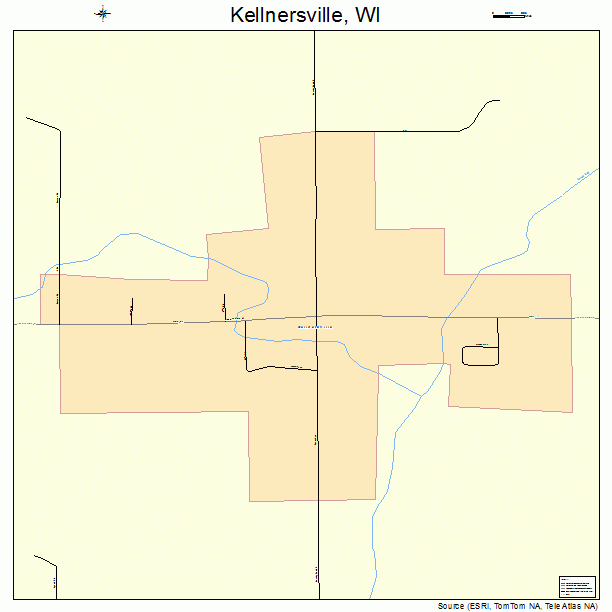 Kellnersville, WI street map