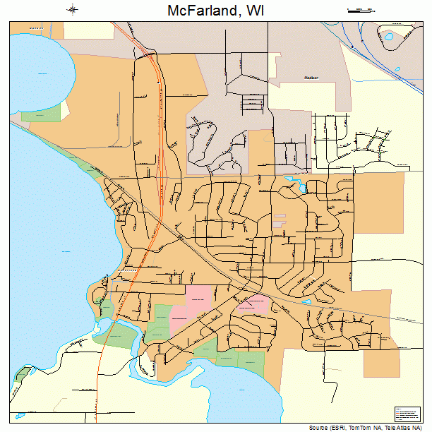 McFarland, WI street map