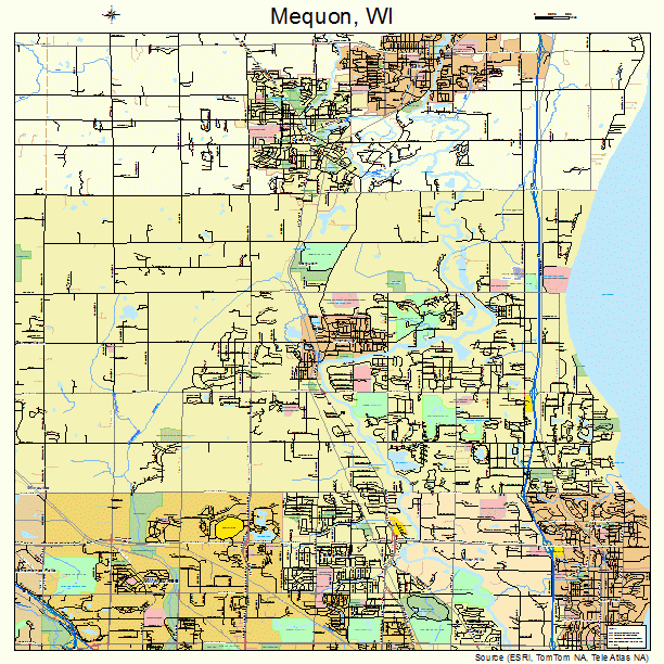 Mequon, WI street map