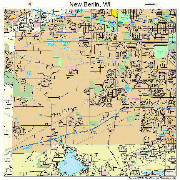 New Berlin, WI street map