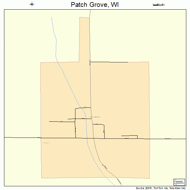 Patch Grove, WI street map