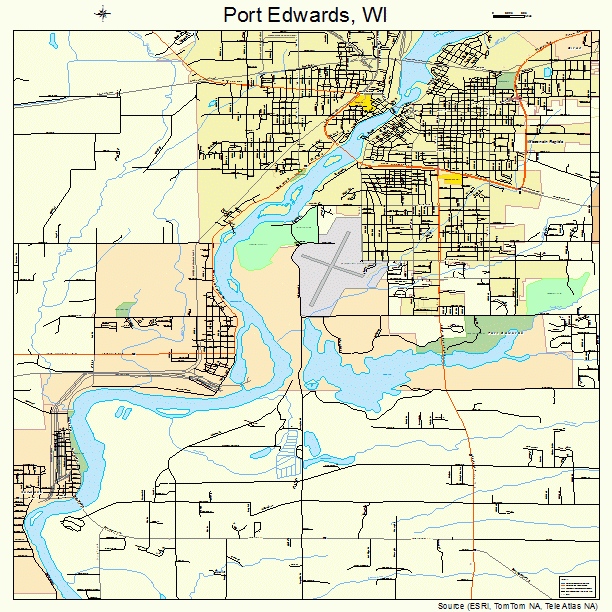 Port Edwards, WI street map