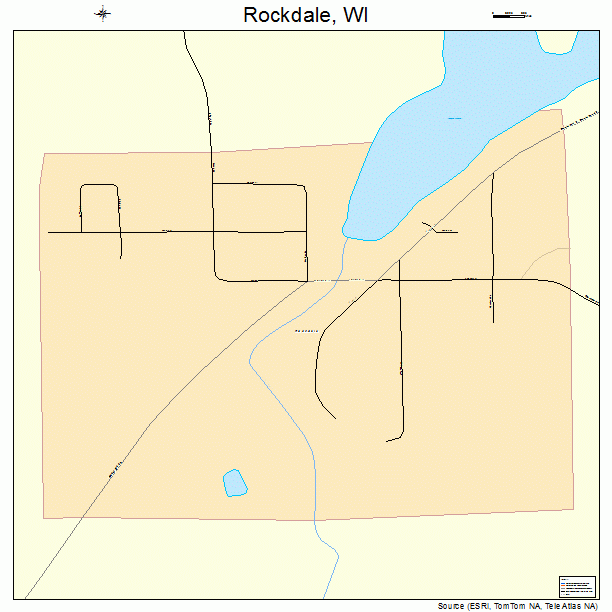 Rockdale, WI street map