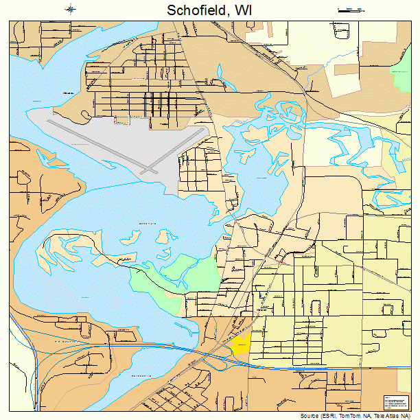 Schofield, WI street map