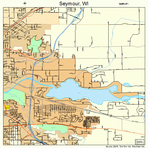 Seymour, WI street map