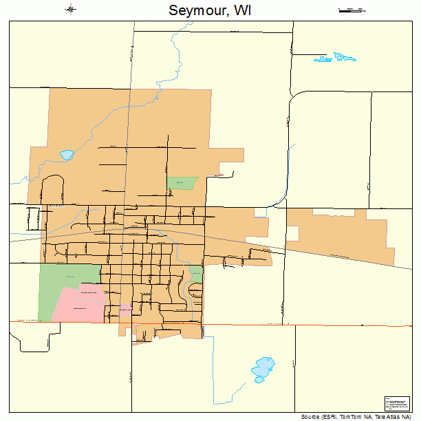 Seymour, WI street map