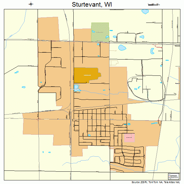 Sturtevant, WI street map