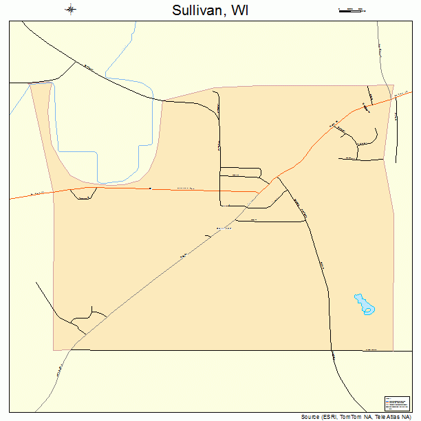 Sullivan, WI street map