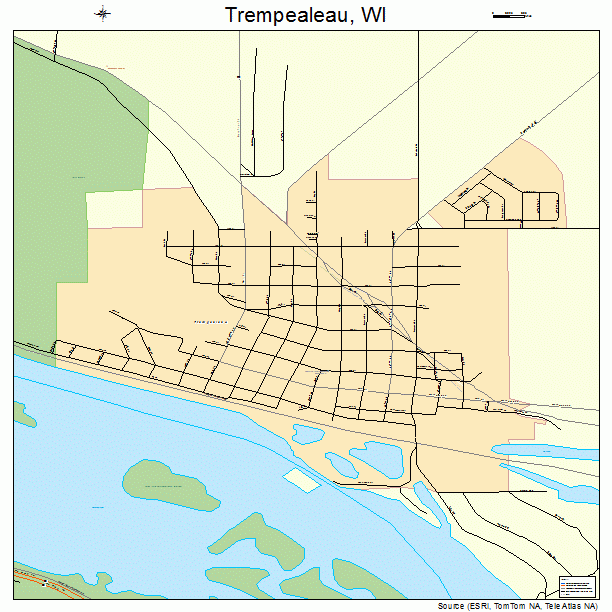 Trempealeau, WI street map