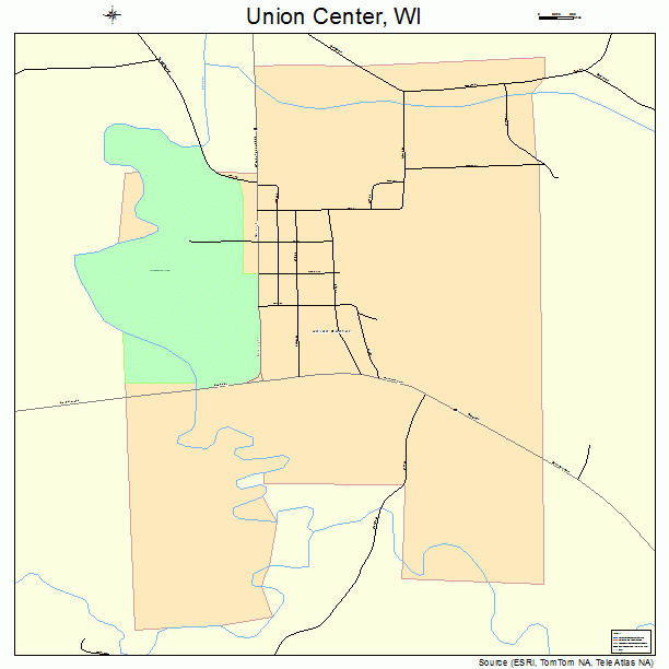 Union Center, WI street map