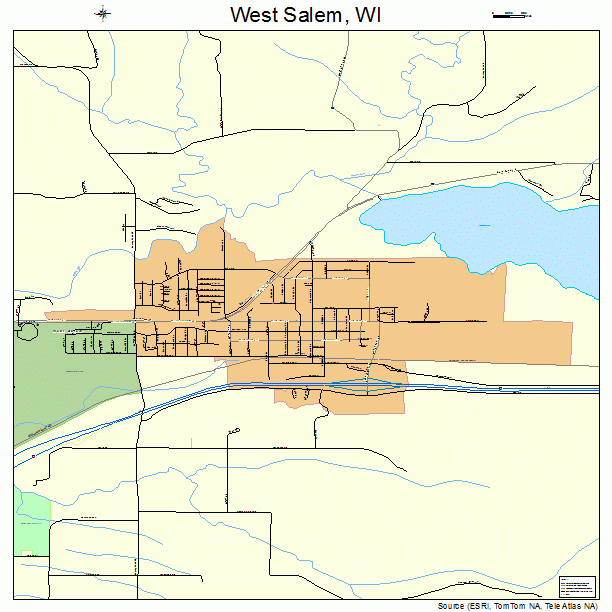 West Salem, WI street map