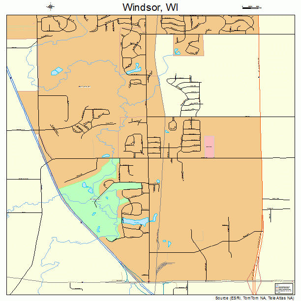 Windsor, WI street map