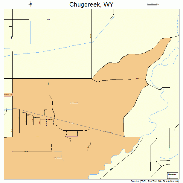 Chugcreek, WY street map