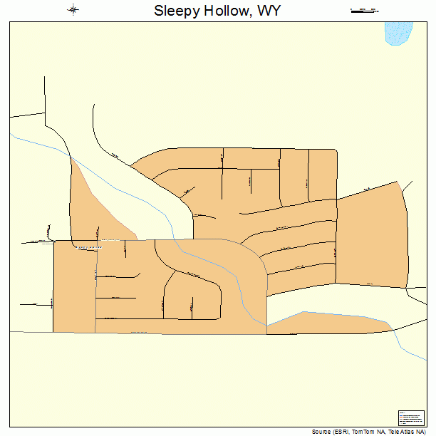 Sleepy Hollow, WY street map