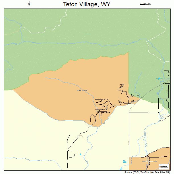 Teton Village, WY street map