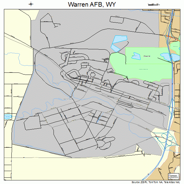 Warren AFB, WY street map