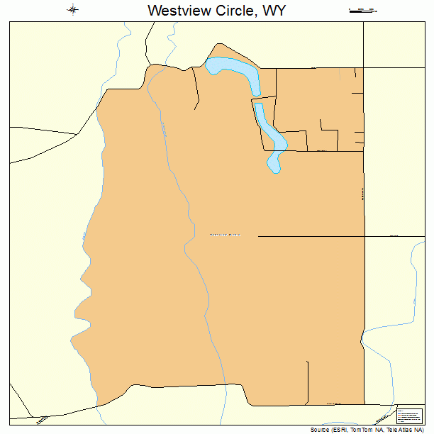 Westview Circle, WY street map