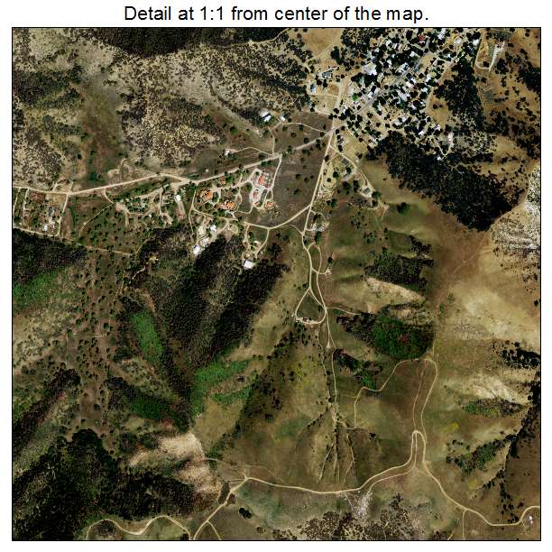 Aerial Photography Map of Lebec, CA California