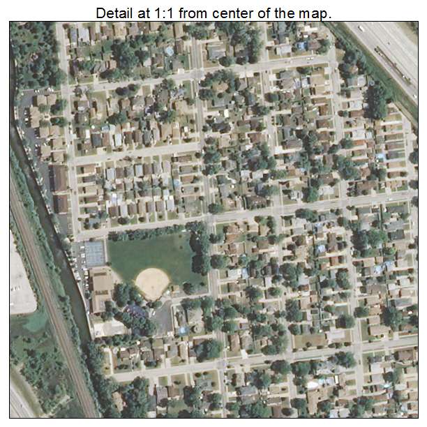 Aerial Photography Map of Rosemont, IL Illinois