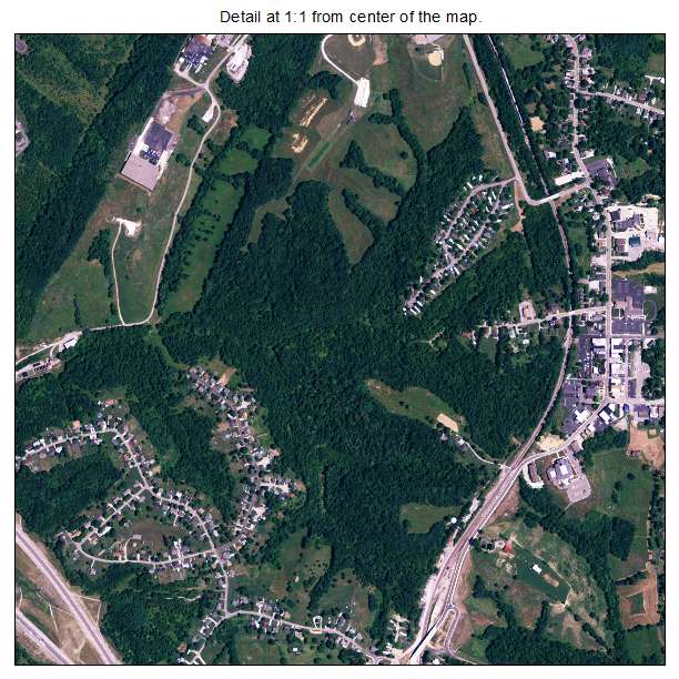 Aerial Photography Map of Williamstown, KY Kentucky