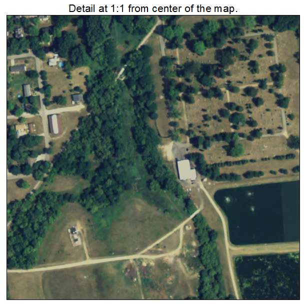 Aerial Photography Map of Stockbridge, MI Michigan