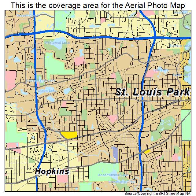St Louis Park Mn Map | Map chococard