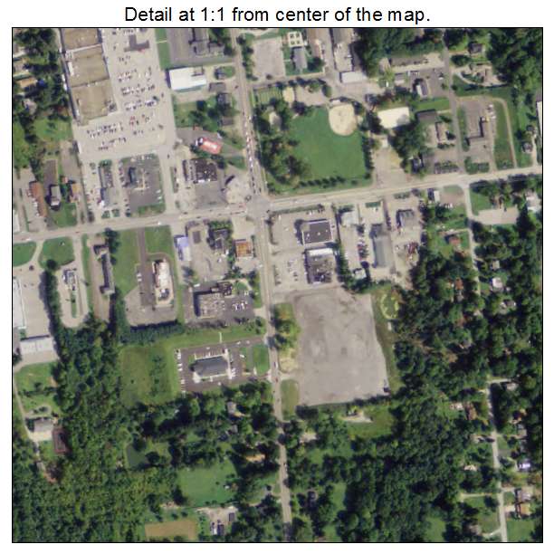 Aerial Photography Map of Chesterland, OH Ohio