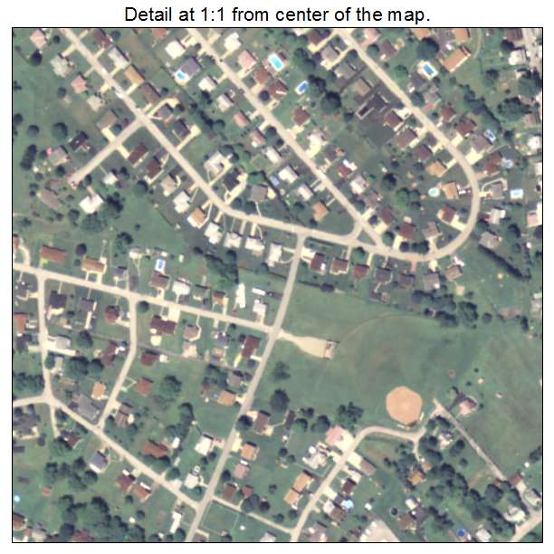 Aerial Photography Map of Mount Pleasant, PA Pennsylvania