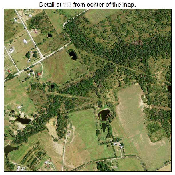 Aerial Photography Map of Eureka, TX Texas